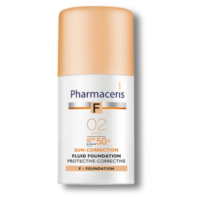 Pharmaceris fond de teint spf50+ (02 sand) 30ml