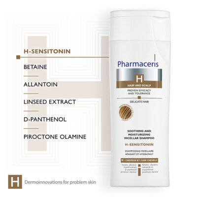 Pharmaceris h-sensitonin shampooing apaisant pour cuir chevelu sensible 250ml