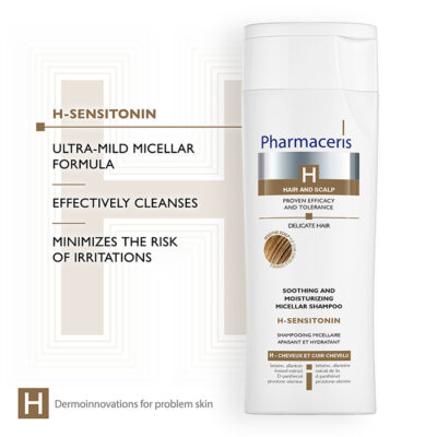 Pharmaceris h-sensitonin shampooing apaisant pour cuir chevelu sensible 250ml