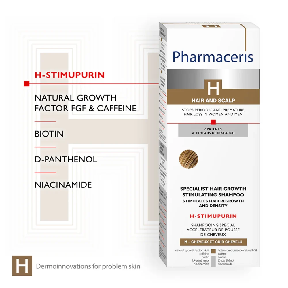 Pharmaceris h-sensitonin shampooing apaisant pour cuir chevelu sensible 250ml