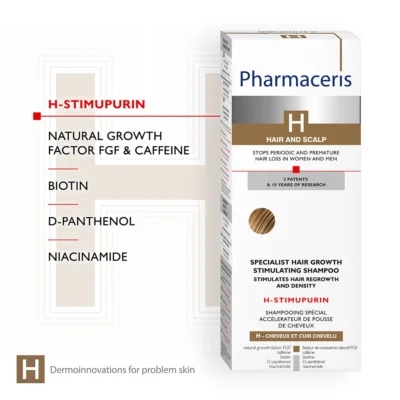 Pharmaceris h-sensitonin shampooing apaisant pour cuir chevelu sensible 250ml