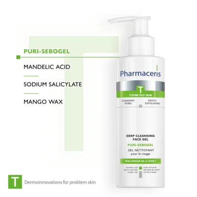Pharmaceris t puri sebogel gel nettoyant purifiant 190ml