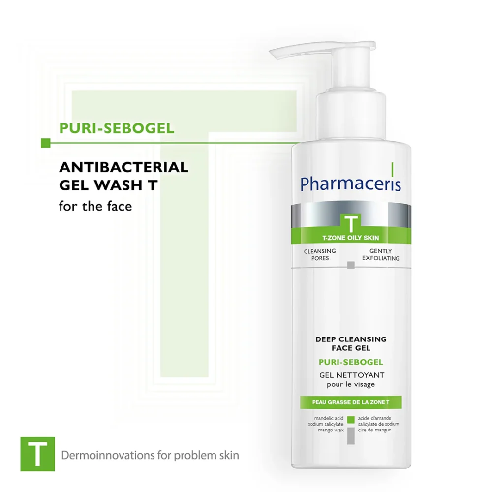 Pharmaceris t puri sebogel gel nettoyant purifiant 190ml