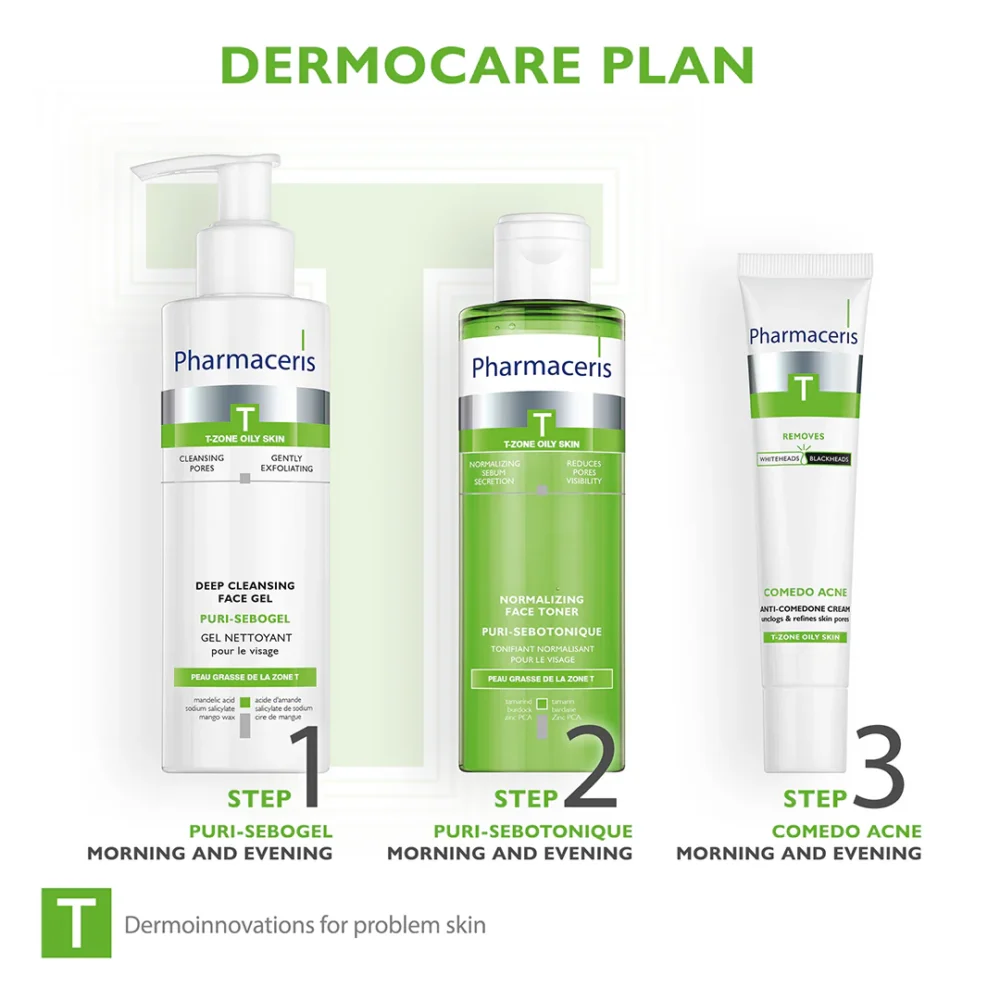 Pharmaceris t puri sebogel gel nettoyant purifiant 190ml