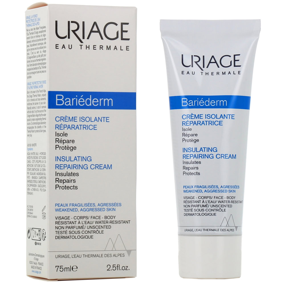 Uriage bariéderm crème isolante réparatrice 75ml