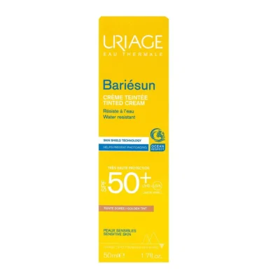 Uriage bariésun crème solaire teintée dorée spf50+ 50ml