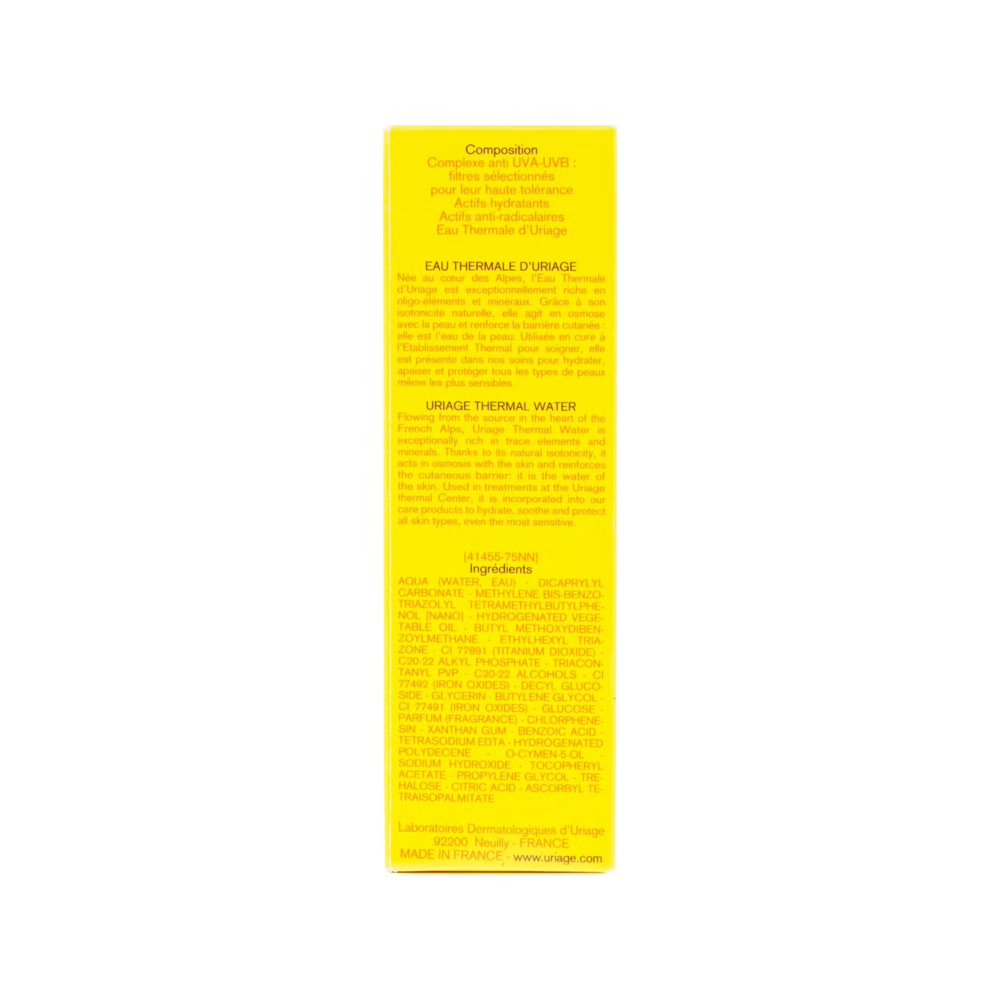 Uriage bariésun crème solaire teintée dorée spf50+ 50ml