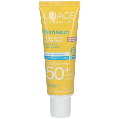 Uriage bariésun crème solaire teintée dorée spf50+ 50ml