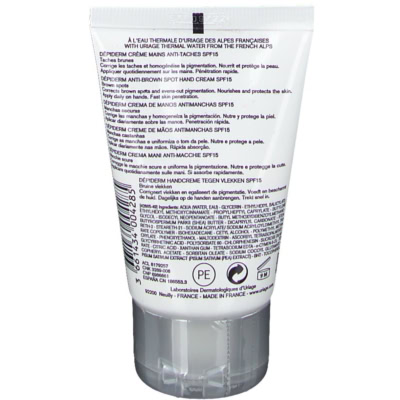 URIAGE DEPIDERM Creme Mains Anti-Taches Brunes SPF15 50ml