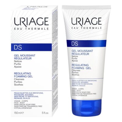 Uriage ds gel nettoyant moussant régulateur 150ml
