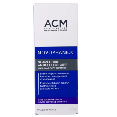 ACM Novophane K Shampooing Antipelliculaire Etats Squameux Sévères 125ml