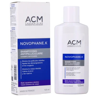 ACM Novophane K Shampooing Antipelliculaire Etats Squameux Sévères 125ml