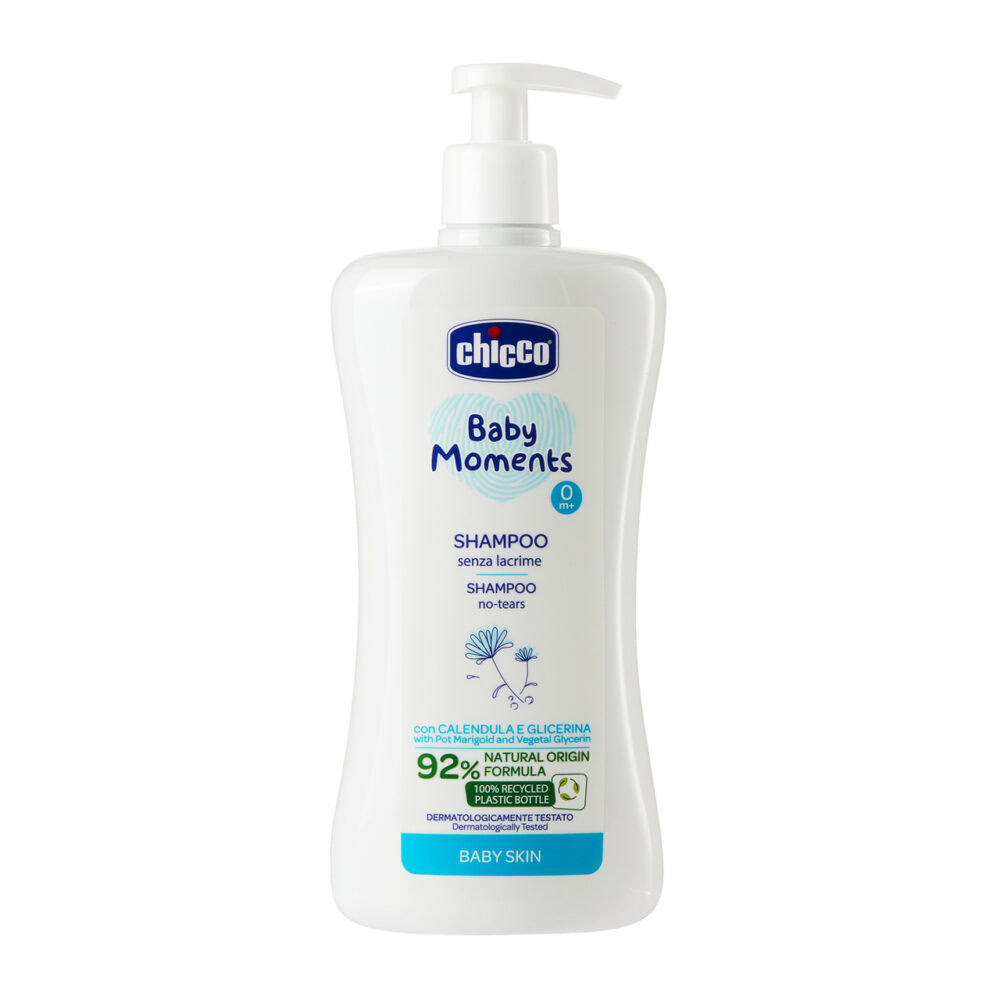 Chicco shampoing cheveux et corps baby moments 500ml