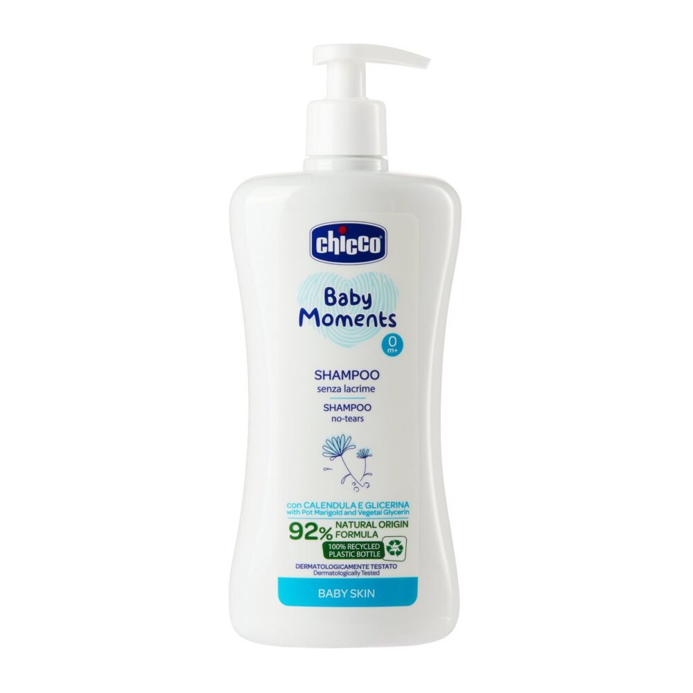 Chicco shampoing cheveux et corps baby moments 500ml