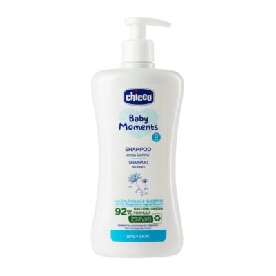 CHICCO Shampoing Cheveux et Corps Baby Moments 500ml