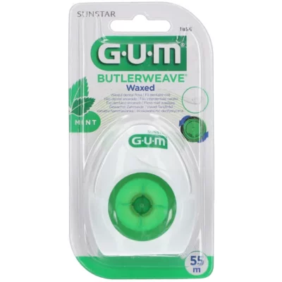 Gum fil dentaire butlerweave ciré menthe 1855