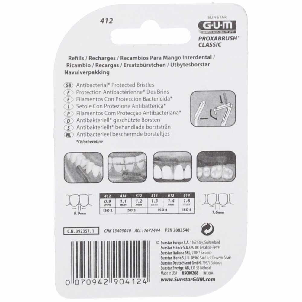 Gum brossette interdentaire proxabrush classic 0,9mm 412 – image 2