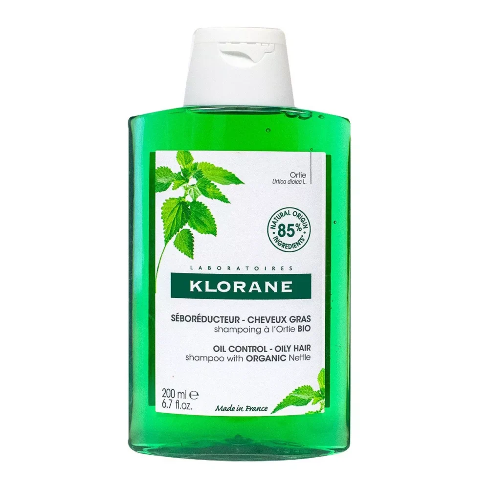 Klorane shampoing à l'ortie bio séborégulateur cheveux gras 200ml
