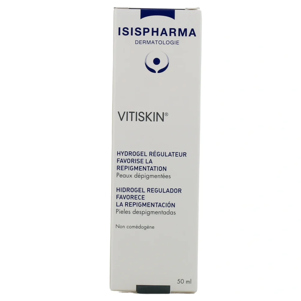 Isispharma vitiskin hydrogel régulateur peau dépigmentée 50ml