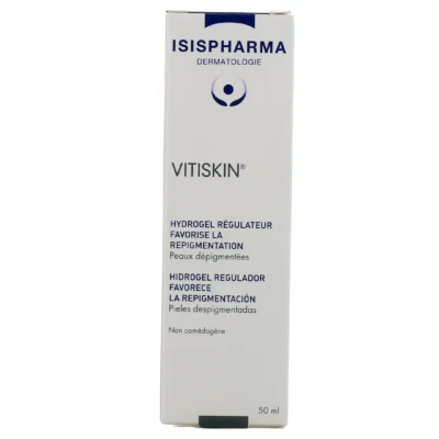 Isispharma vitiskin hydrogel régulateur peau dépigmentée 50ml
