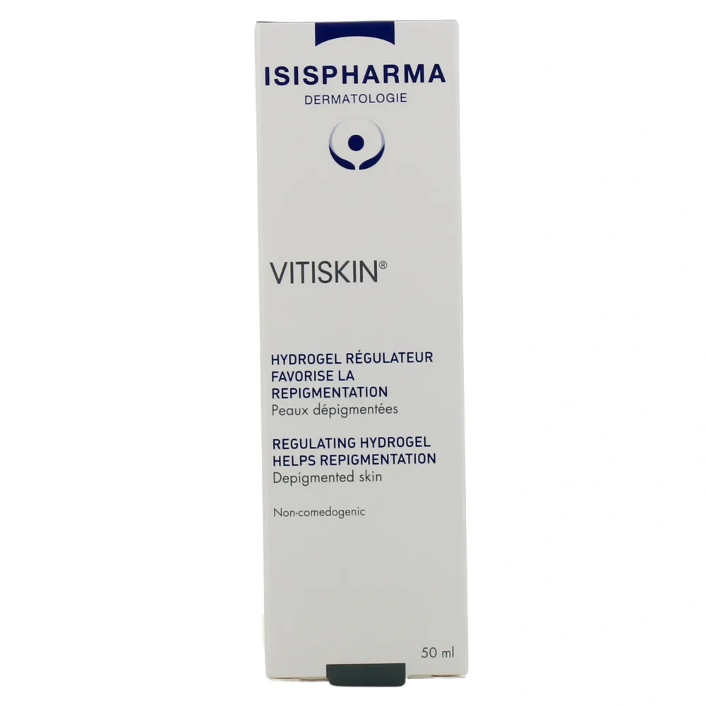 Isispharma vitiskin hydrogel régulateur peau dépigmentée 50ml