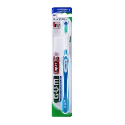 GUM Brosse à Dents Super Tip Médium 463