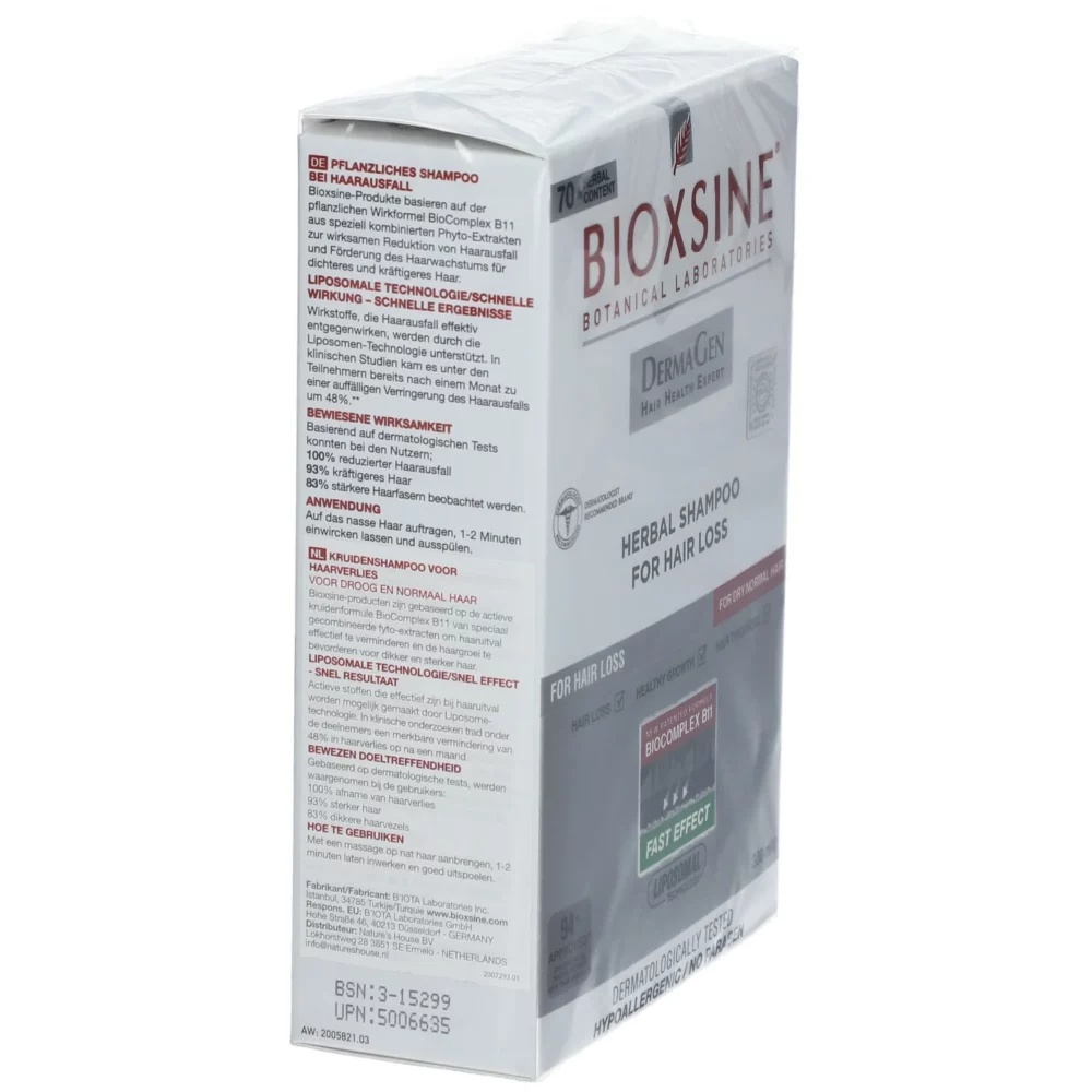 Bioxsine shampooing cheveux normaux et secs 300ml