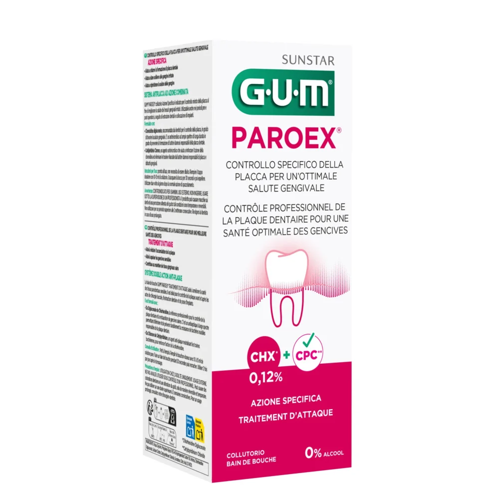 Bain de bouche gencives gum paroex