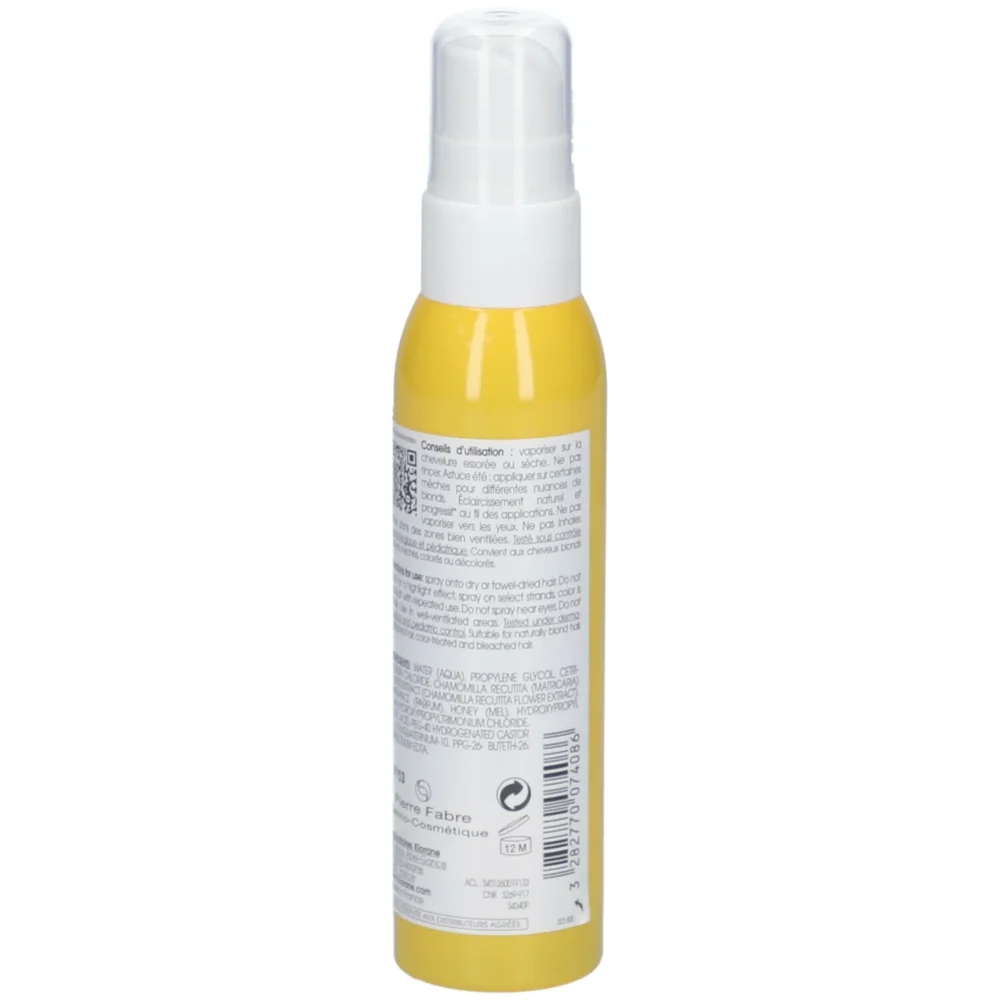 Klorane soin soleil eclaircissant reflets blonds camomille 125ml – image 3