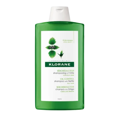 Klorane shampoing à l'ortie bio séborégulateur cheveux gras 200ml