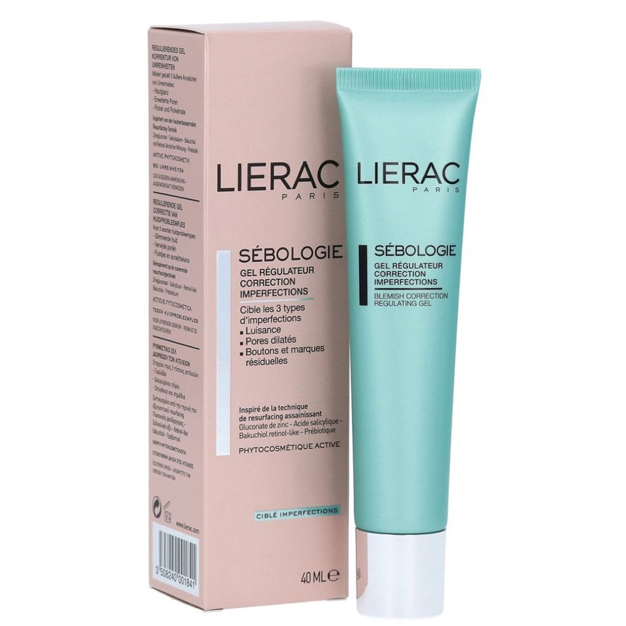Lierac sebologie gel regulateur correction imperfections 40ml Lierac sebologie gel regulateur correction imperfections 40ml