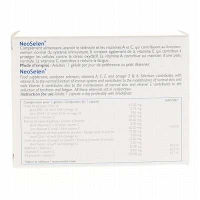 NeoSelen Anti-Oxydants et Beauté de la Peau 90 gélules