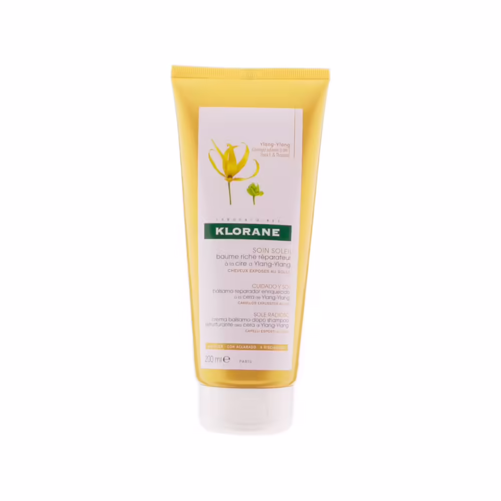 Klorane soin soleil baume riche réparateur à la cire d’ylang-ylang 200ml