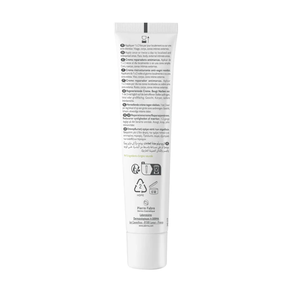 A-derma epitheliale a. H ultra repair crème réparatrice anti-marques 40ml