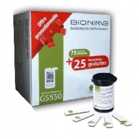 bionime 100 bandelettes-