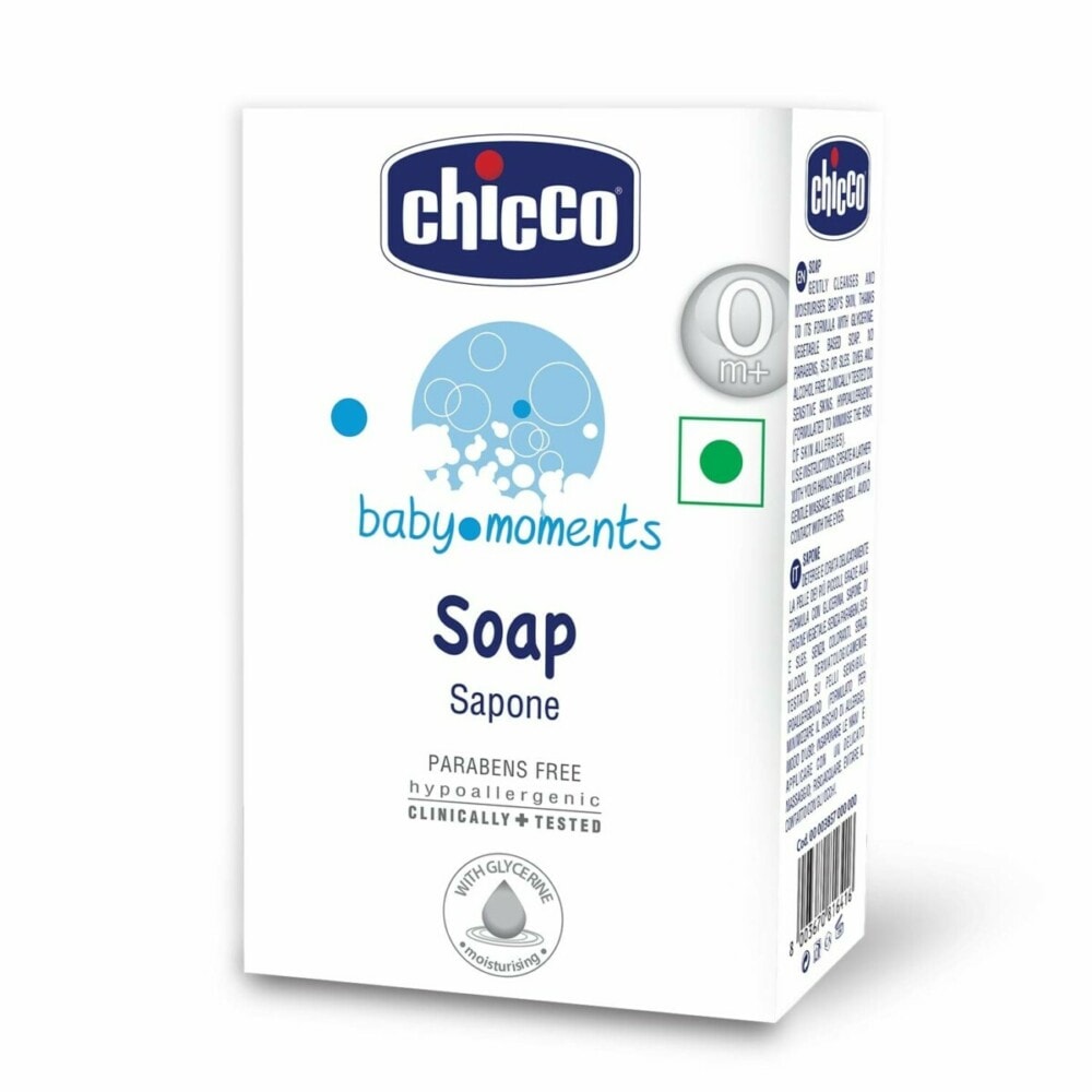 Chicco savon baby moments 100gr – image 2