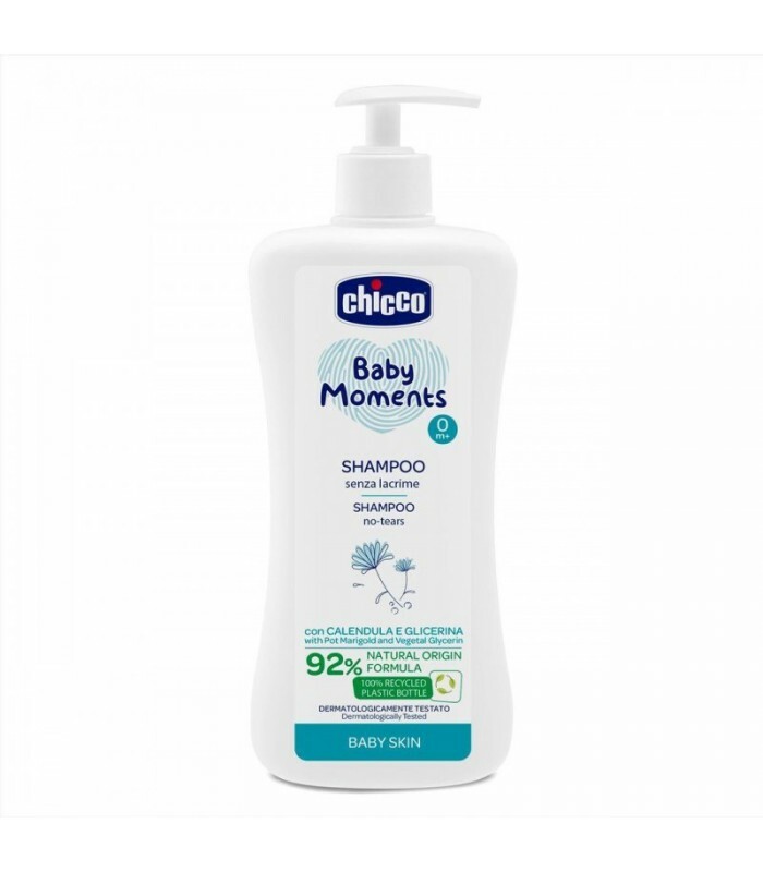chicco shampoing & corps baby moments 500 ml