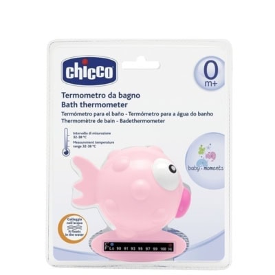 CHICCO THERMOMÈTRE DE BAIN ROSE FISH