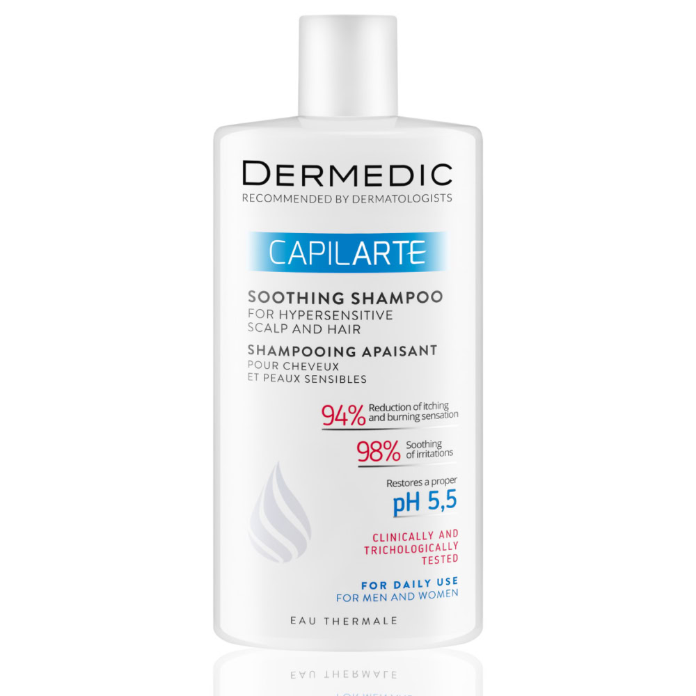 Dermedic capilarte shampooing normalisant pour cheveux hypersensible 300ml