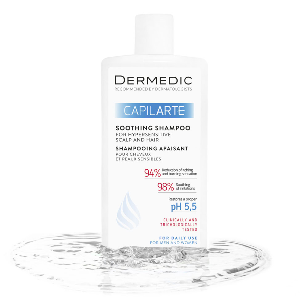 Dermedic capilarte shampooing normalisant pour cheveux hypersensible 300ml