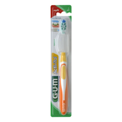 gum activital brosse a dents 581 souple compact