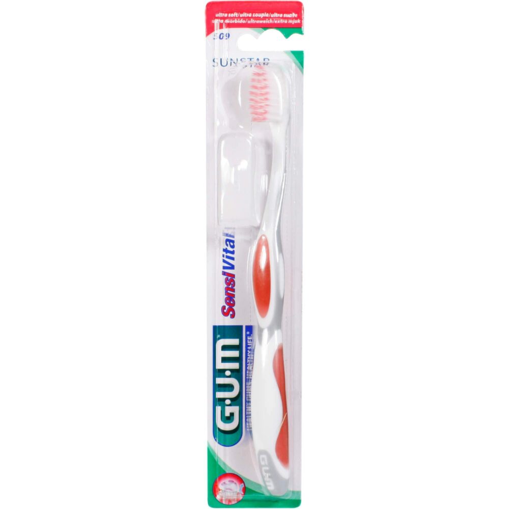 Gum brosse à dents sensivital ultra souple 509