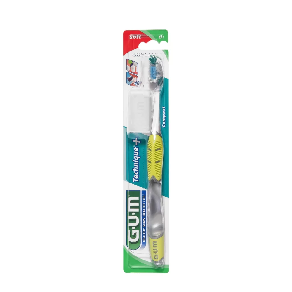 Gum brosse à dents technique+ compacte souple 491