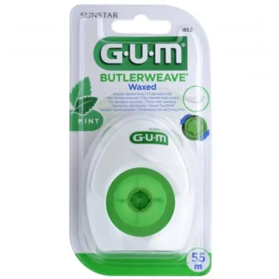 Gum Fil Dentaire ButlerWeave Ciré Menthe 1855