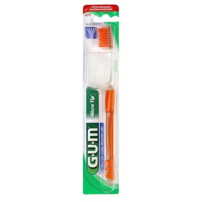 gum micro tip brosse a dents 471 souple compact
