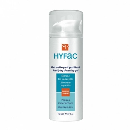 Hyfac gel dermatologique nettoyant visage et corps150ml 1