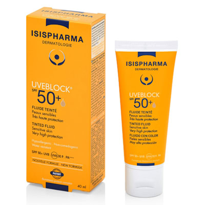 Isispharma Uveblock Fluide Teinte SPF50+ 40ml