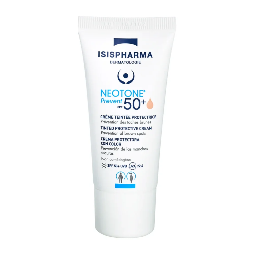 Isispharma neotone prevent crème teintée protectrice spf50+ 30ml