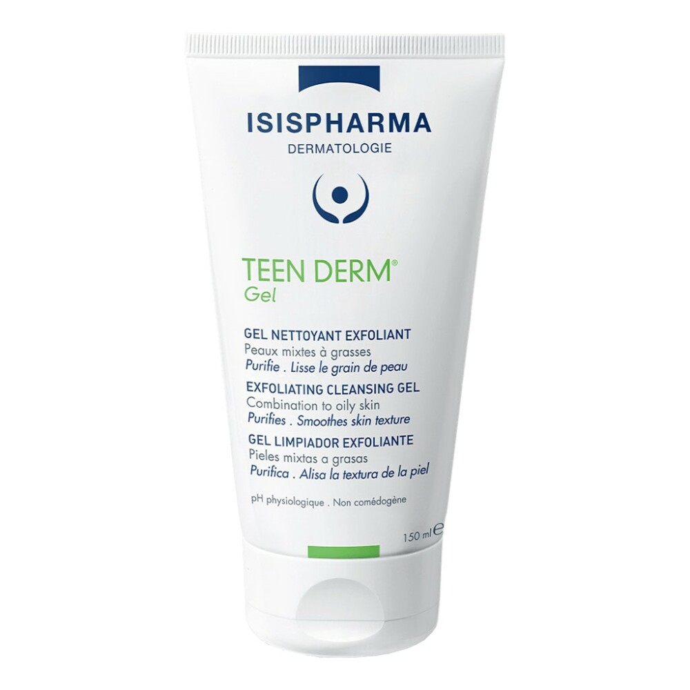 Isispharma teen derm gel nettoyant exfoliant