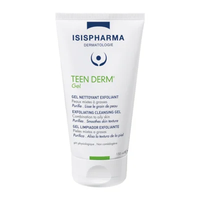 Isispharma Teen Derm Gel Nettoyant Exfoliant 150ml